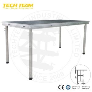 Buổi Hòa Nhạc Trong Nhà Và Ngoài Trời Giá Rẻ Di Động Gấp Nền Tảng Gỗ Giai Đoạn Nhôm - Product Image 2