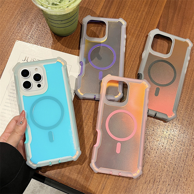 Chameleon Space Case for iPhone 17 Pro Max Magnetic Triple-Proof Shockproof Cover for iPhone 16 Pro/15