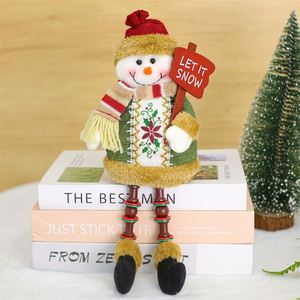 Santa Claus Snowman <b>Doll</b> Plush Toys <b>Handmade</b> Crafts Christmas Decoration and Small Gifts for Kids - Product Image 3