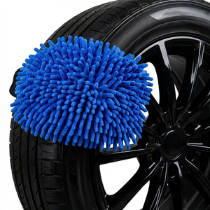 Gant de lavage auto en microfibre chenille double face, épais, pour nettoyage, cirage et detailing, couleurs bleu, vert, rouge, jaune, gris, à <span class=keywords><strong>prix</strong></span> avantageux - Product Image 2