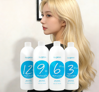 Tinte Profesional para Salón con Bajo Contenido de Amoníaco 6% 9% 12% 20% 30% 40% Vol. Crema Permanente con Peróxido Oxidante para el Cabello