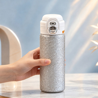 Gobelet isotherme à double paroi en titane pur 550 ml, bouteille d'eau portable anti-fuite pour l'extérieur, gobelet de poche en titane pur à 99,9 %