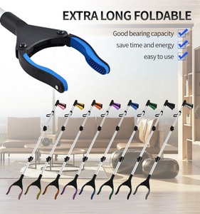 Pince de préhension avec mâchoire rotative à 360 degrés et aimant, outil léger pour ramasser les déchets - Product Image 2