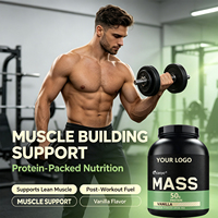 Poudre Protéinée OEM/ODM de Qualité Supérieure pour Prise de Masse, 50g de Protéines avec Complexe de Vitamines B, Vitamines A, C, E et Zinc pour le Soutien Immunitaire et la Nutrition Sportive