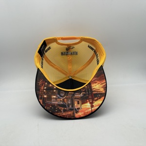 Gorras <span class=keywords><strong>de</strong></span> malla tipo trucker personalizadas <span class=keywords><strong>de</strong></span> moda australiana con 2 rayas, 5 paneles, etiqueta bordada en 3D, <span class=keywords><strong>gorra</strong></span> <span class=keywords><strong>de</strong></span> malla tipo trucker estilo campestre, gorras <span class=keywords><strong>de</strong></span> béisbol - Product Image 2