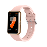 Montre connectée étanche à écran carré, bracelet en silicone, fréquence cardiaque, podomètre, rappel de messages, montre connectée avec écran TFT