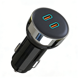 <span class=keywords><strong>Cargador</strong></span> <span class=keywords><strong>de</strong></span> Coche Portátil Universal Mini <span class=keywords><strong>de</strong></span> Doble Puerto con Carga Rápida PD30W Tipo-C <span class=keywords><strong>para</strong></span> iPhone, Samsung, <span class=keywords><strong>Xiaomi</strong></span> - Product Image 1