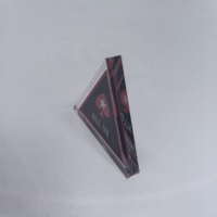 QINLONG Logo personnalisé concessionnaire de poker Texas en acrylique transparent tout en bouton essentiel pour vos jetons de poker et votre ensemble de plateaux