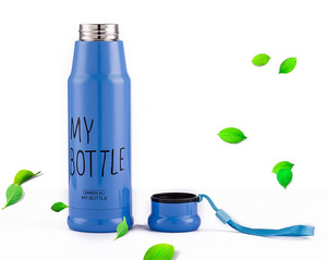 MY <b>BOTTLE</b> Insulated Stainless Steel Water <b>Bottle</b>, Double Wall Vacuum <b>Thermos</b> with Portable Lanyard, Leak Proof Travel - Product Image 5