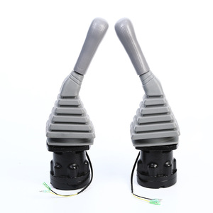 Conjunto de Joystick Universal DHR Gris, Válvula Hidráulica para Excavadoras 2420-9517 31N6-20200/25200/26200 - Product Image 1