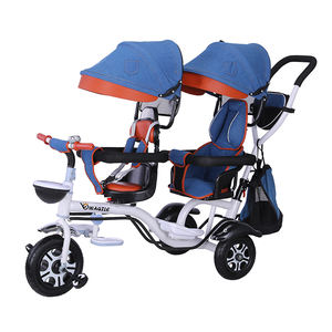 Triciclos para Bebés de Alta Calidad al por Mayor con Doble Asiento para Gemelos - Product Image 2