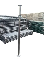 Puntales de Acero Ajustables de Alta Resistencia ZXZY para Encofrados y Andamios, 2.2m-4.0m, Galvanizados y Plegables