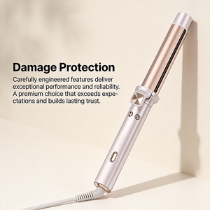 <span class=keywords><strong>Pro</strong></span> Max Beauty - Fer à friser professionnel en céramique - Affichage de la température LCD - Rotation automatique - Chauffage rapide en 45 secondes - Arrêt automatique - 32 mm - Product Image 3