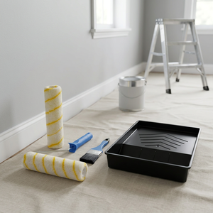 <b>Paint</b> <b>Set</b> with Tray Brush Roller 23cm Roller Replacement (Model 5510005) - Product Image 3