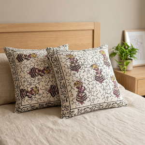 Juego de Fundas de Cojín con Estampado Floral Único, 100% Algodón, con Cierre, Decorativas para Sofá, Hotel y Hogar - Product Image 2