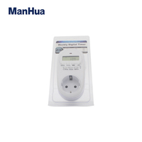 Temporizador Digital Electrónico Mini Manhua TG14EL 230V 50Hz, Enchufe de Temporización Programable Cíclico de 24 Horas