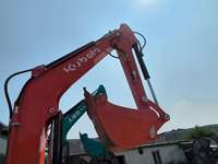 Mini-excavatrice d'occasion U-40, 90 % neuve, importée du Japon, capacité de la benne de 0,12 m³, faible nombre d'heures de fonctionnement, moteur d'origine - Vente chaude