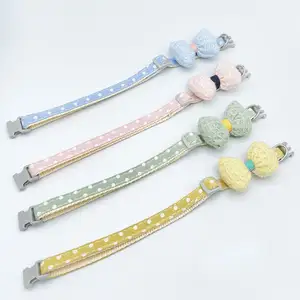 Großhandel Cute Design Bogen Zubehör Multi color Durable Polyester verstellbare Haustier halsbänder für Cat