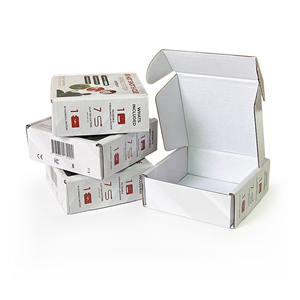 Cajas en blanco plegables para tienda, bandeja <span class=keywords><strong>de</strong></span> almacenamiento personalizable con caja <span class=keywords><strong>de</strong></span> cartón, con logotipo personalizado, envío PDQ - Product Image 3