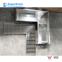 Drain de gouttière de piscine personnalisé en acier inoxydable 304/316, accessoires d'évier de cuisine commerciale, grilles de drainage de Trench