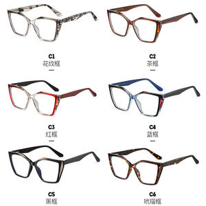 Monture de lunettes carrée anti-lumière bleue TR87233, monture intégrale en acétate TR90, unisexe, pour utilisation sur ordinateur - Product Image 5