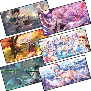 Genshin Impact mouse pad extra large character custom desk matcustom desk mat 40x90 cm fun mouse pad