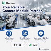Module de caméra DVP FPC 30W 648x488 65 °   Filtre FOV 650nm/850nm pour lecteur de cartes portable OEM