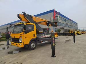<span class=keywords><strong>Plataforma</strong></span> de Trabajo Aérea Howo de 35 Metros, <span class=keywords><strong>Plataforma</strong></span> de Trabajo Aérea con Brazo Telescópico Hidráulico 4x2, Utilizada para Instalación de Publicidad - Product Image 1