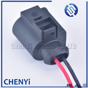 2 Pin 3.5Mm 4d0971992 Voor Vw Golf Voor A3 A4 A5 A6 Q7 Tt Hoorn Brandstof Injector Plug Connector Met Draad 4d0 971 992 - Product Image 3