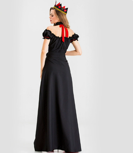 Costume de Reine Cœur Rouge, Costume d'<span class=keywords><strong>Halloween</strong></span>, Costume de Sorcière, Costume de Clown pour Spectacle - Product Image 3
