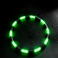 Bande lumineuse néon irisée entièrement noire circulaire à éclairage 360 degrés, programmable DMX, IP68, basse tension 24V pour projets de bars et KTV