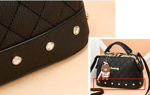 Sac à main à carreaux de haute qualité épaule diamants sacs à main pour femmes sac à main portable coréen - Product Image 6