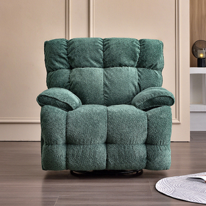 Sillones Giratorios Modernos de Lujo para Sala de Estar, Sillón Reclinable, Sofá Relajante, Muebles de Terciopelo con Diseño de Lujo - Product Image 2
