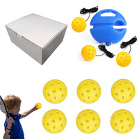Entraîneur de Pickleball Offre Spéciale avec cordes Sports Pickleball Balls Practice Rebounder Training Indoor Outdoor Pickleballs
