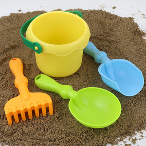 Cadeau promotionnel, jouet en plastique souple, ensemble de seau de plage, pelle à sable en plastique, jouet pour jouer dans l'eau pour bébé - Product Image 3