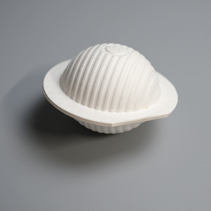 Bã mía bột giấy đúc hình tròn quà tặng/hộp đóng gói thủ công - Product Image 1