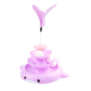 Whale Cat Spinner Toy Sky <b>Blue</b> Cartoon Manual Boredom Buster Pet Interactive Plaything - Product Image 3