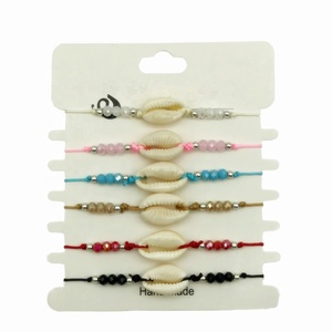 Braccialetti con conchiglia e perline per <span class=keywords><strong>vacanze</strong></span> al mare accessorio perfetto per le tue <span class=keywords><strong>vacanze</strong></span> - Product Image 1