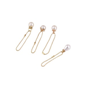 Breloques en chaîne de perles en forme de goutte d'eau, pendentif plaqué or de qualité AA pour la fabrication de bijoux DIY, usage quotidien unisexe - Product Image 5