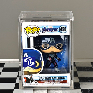 กล่องอะคริลิคใสป้องกันรังสียูวีสำหรับฟิกเกอร์ <span class=keywords><strong>Funko</strong></span> <span class=keywords><strong>Pop</strong></span> ขนาด 4 นิ้ว รุ่น SYP 6MM N52 ป้องกันแม่เหล็ก มุมโค้งมน 90 องศา - Product Image 4