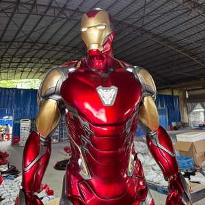 Statua in Resina di Fibra di Vetro da Collezione <span class=keywords><strong>Marvel</strong></span> Avengers, Iron Man Mark 85 a Grandezza Naturale 1/1 con Guanto dell'Infinito e Decorazione LED - Product Image 2
