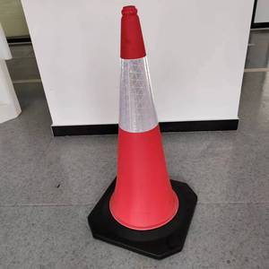 Hồng Kiều chất lượng tốt 1m 100cm chiều cao PE an toàn giao thông nón nhựa kiểm soát giao thông cảnh báo nón đường nón - Product Image 4