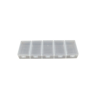 Transparent PP Plastic Storage Box Rectangle Covered With Compartments For Jewelry Tools Electronics Fishing Gear Display - Product Image 5
