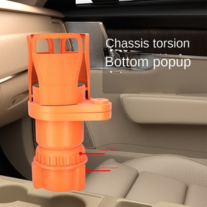 Portavasos Multifuncional 2 en 1 para Auto, Expandible, ABS, Doble Capa, Caja de Almacenamiento para Reposabrazos, Porta Botellas de Agua y Bebidas - Product Image 2