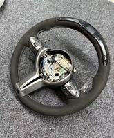 Volant sport en suède avec LED pour BMW Série M, volant de remplacement modifié pour la course, livraison directe d'usine