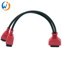 Câble de Scanner OBD2 mâle à femelle Chrysler 12 + 8 broches câble de connexion de Diagnostic pour Interface de connecteur d'outil de Diagnostic