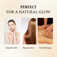 Minyak Germ Gandum Murni Label Pribadi untuk Nutrisi Kulit, Rambut, dan Kulit Kepala, Memperbaiki Kulit Kering, Mencegah Kerontokan Rambut, Minyak Aromaterapi