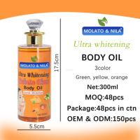 Huile Corporelle Hydratante et Éclaircissante Anti-Âge Fraîche OEM MOLATA NILA Essentielle avec Vitamine E et Acide Hyaluronique