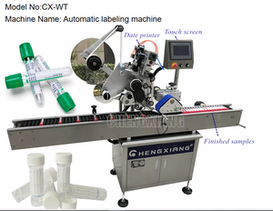 Máquina automática de embalaje de bolígrafo de Gel personalizable, equipo de etiquetado de cartón de vidrio de papel de madera de Metal eléctrico, Motor de núcleo PLC - Product Image 1