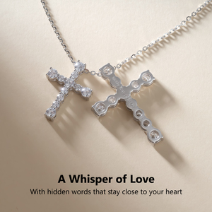 Collar <span class=keywords><strong>con</strong></span> Colgante <span class=keywords><strong>de</strong></span> <span class=keywords><strong>Cruz</strong></span> <span class=keywords><strong>de</strong></span> Moissanita VVS <span class=keywords><strong>de</strong></span> 1.4CT 3.2CT 4.3CT para Hombre y Mujer <span class=keywords><strong>con</strong></span> Cadena <span class=keywords><strong>de</strong></span> Plata Esterlina 925 Chapada en <span class=keywords><strong>Oro</strong></span> <span class=keywords><strong>de</strong></span> 14K - Product Image 3